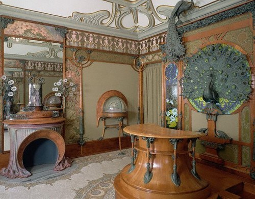 Kamini Art-nouveau-interior-designed-by-alphonse-mucha